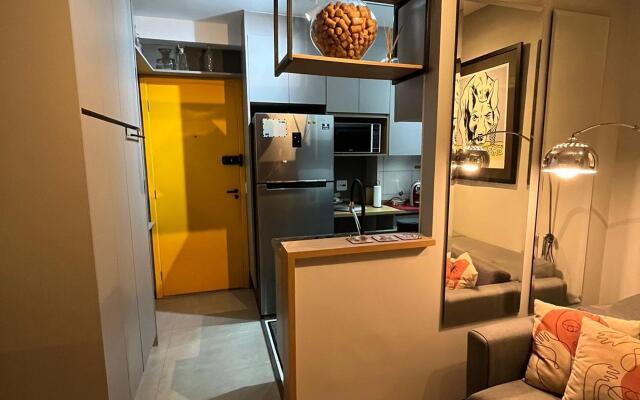 AA12 Studio Estiloso e Moderno Único no Bixiga