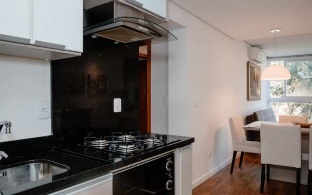 Apartamento charmoso e iluminado em bairro nobre de Gramado