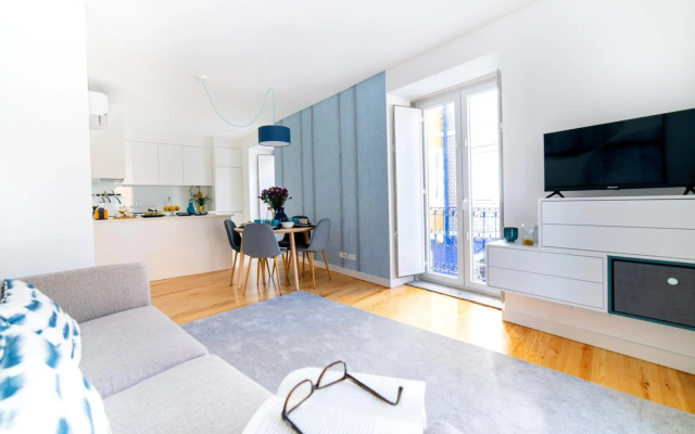 Blue by the River 2 - elegant two-bedroom in Santos