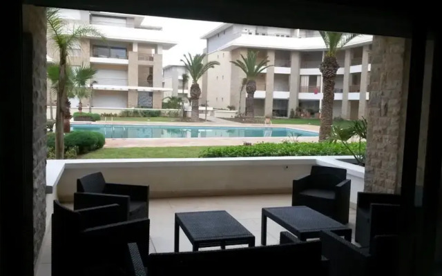 Apartment With 3 Bedrooms in Sidi Bouknadel, With Shared Pool and Terrace