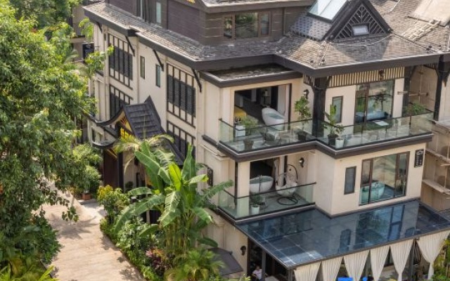 Man YoYo Wabi-Sabi Vacation Villa in Jinghong (tional Resort Branch) – Exterior – Xishuangbanna