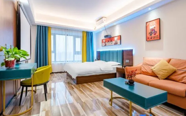 Tiantian Youxi Hotel (Zhengzhou Zhengshang Apartment Mingzhu Fengzhuang Metro Station Branch) – Guest Rooms – Zhengzhou