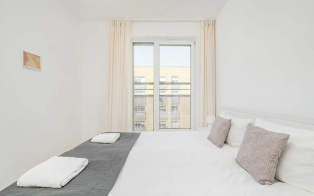 Wroclaw Dark Blue Apartment by Renters