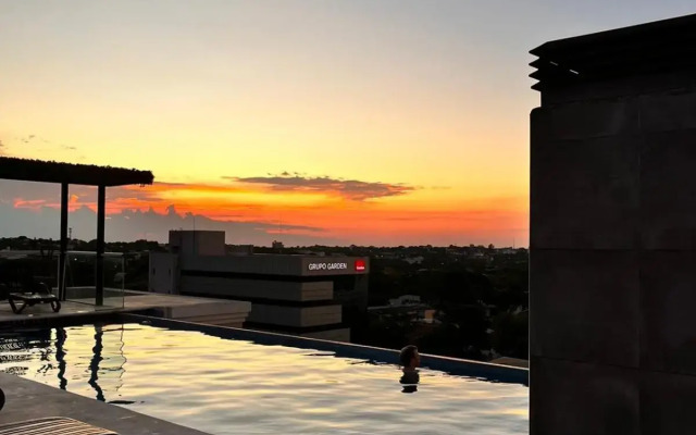 Hermoso departamento con piscina y estacionamiento