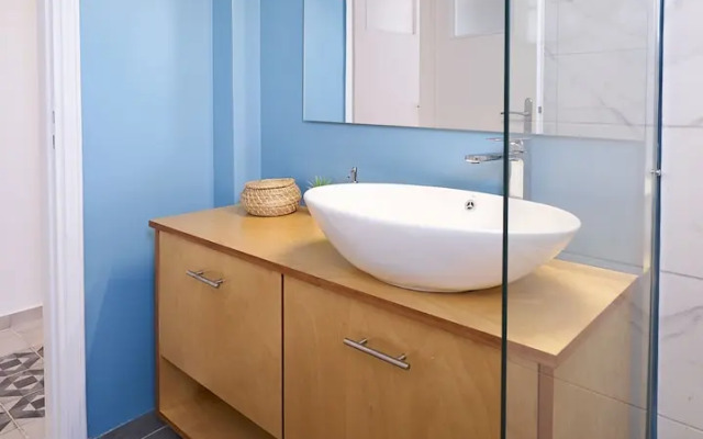 Blue Oasis In The Heart Of Koukaki