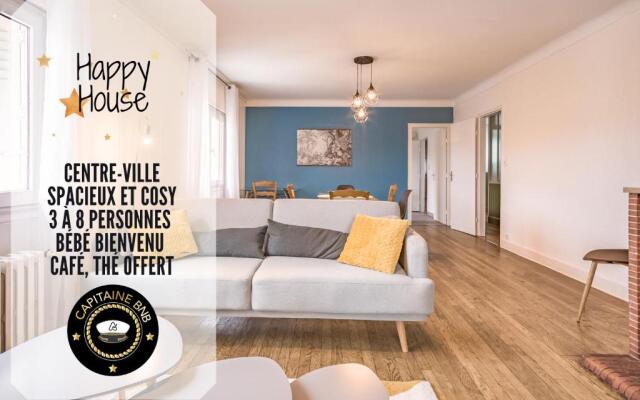 Happy House - Centre Ville - Parking Gratuit
