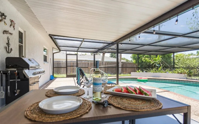 Playful Dolphins Pool Home