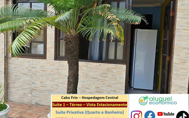 Cabo Frio - Hospedagem Central - Aluguel Economico