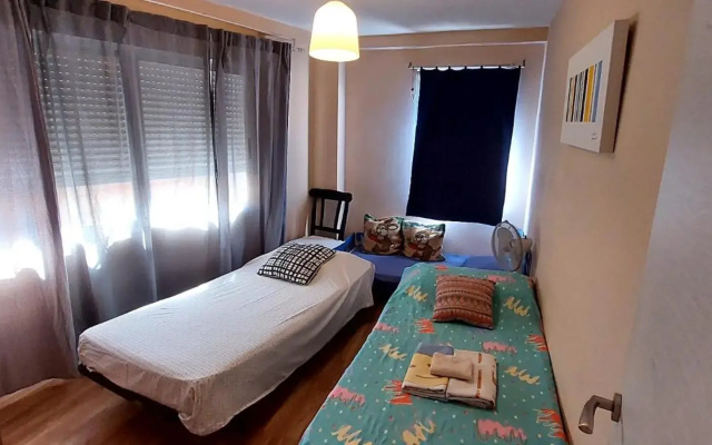 Apartamentos con patio