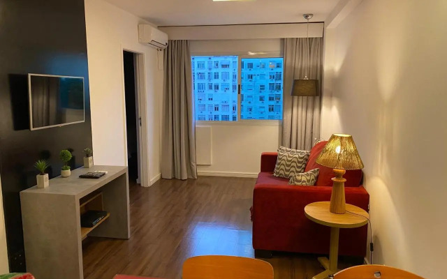 Flat Ipanema 2 Quadras da Praia - Estacionamento gratuito