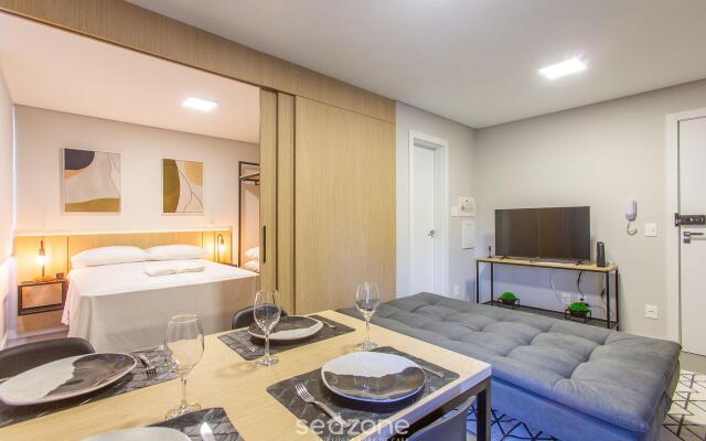 Lindo apto 1 quarto em Joinville-SC MSE0302