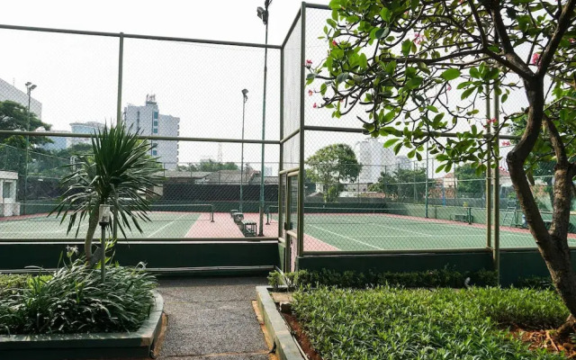 1BR with City View @ Semanggi Apartment By Travelio