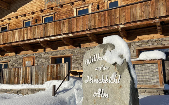unique Hirschbichl Alm in the middle of the Zillertal mountains