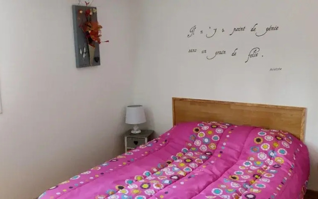 Chalet With 2 Bedrooms in Saint-genest-de-beauzon, With Wonderful Mountain View, Enclosed Garden and Wifi - 40 km From the Slopes