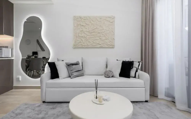 Waves - Azizi Riviera 24: Modern 1 Bedroom Apartment