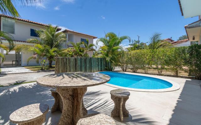 Casa com piscina a 400m da praia MSR003