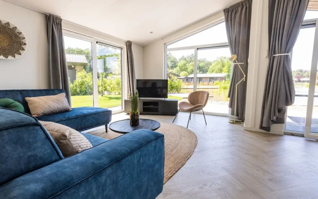 Chalet by Pond in Holiday Park