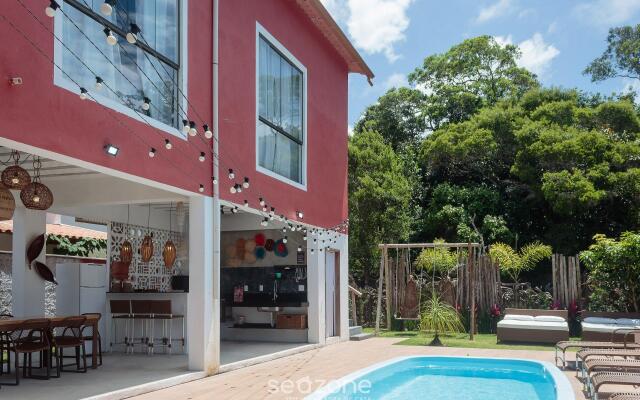Linda Casa com piscina em Arraial D'Ajuda ACH014