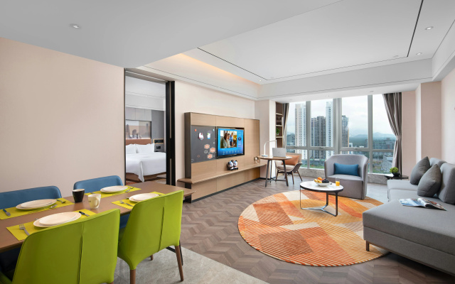 Hampton Apartments by Hilton Shenzhen Futian Mangrove Park – Guest Rooms – Shenzhen