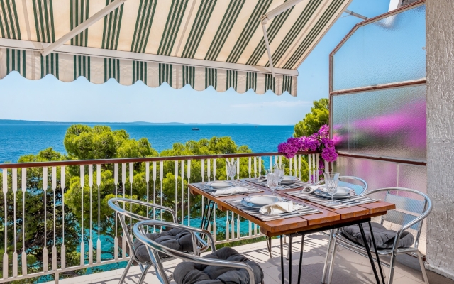 Apartment Milica - sea view : A2 Krilo Jesenice, Riviera Omis