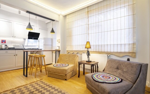 Central Flat With Backyard in Besiktas
