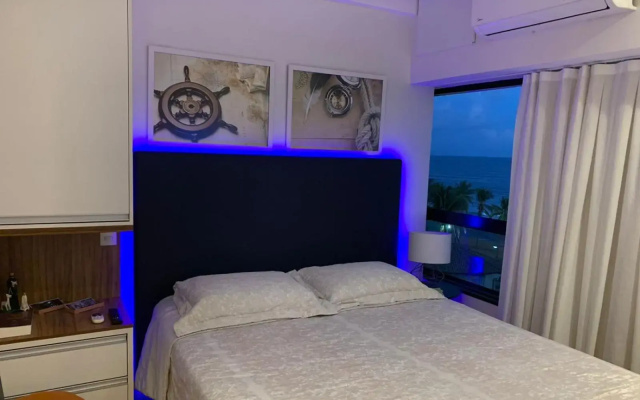 Maravilhoso apartamento 2 quartos vista mar no Ondina Apart