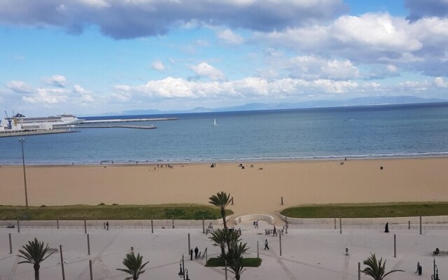 Apartment With 2 Bedrooms in Tanger, With Wonderful sea View, Shared Pool, Balcony - 10 m From the Beach