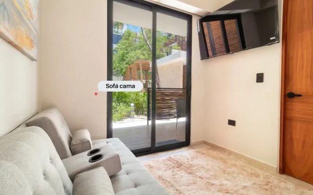 Apt with Private Rooftop Tulum 2 BR