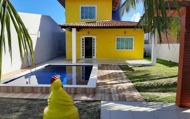 Casa à beira-mar, piscina