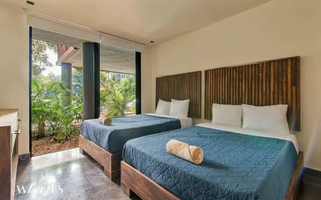 2BR W/private Pool - Steps Away From the Beach