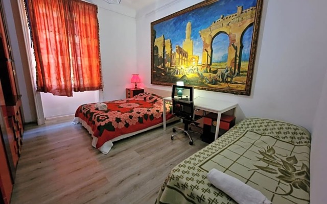 A room in a beautiful apartment in the city center