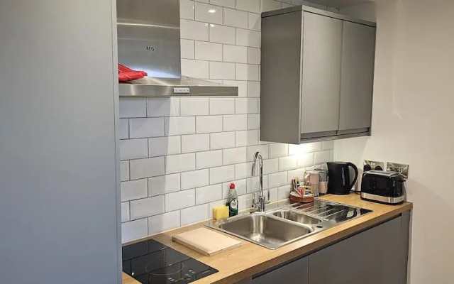 Modern Peaceful Open Plan 1-bed Apartment Rutland