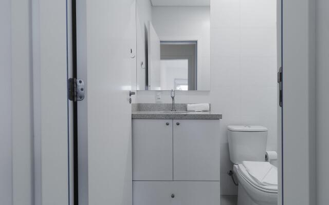 Apto c/ churrasq a 300m da praia em Floripa RES201