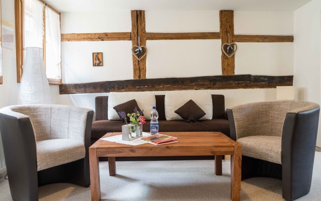 2-person Studio in the Oldest Half-timbered House in Blankenburg With Terrace