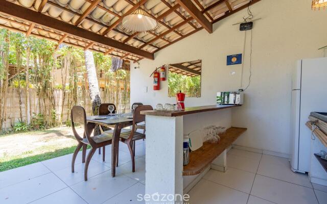 Chalé na beira do mar em Arraial d'Ajuda-BA EDB003