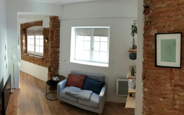 Studio Charmant-Confort-Hypercentre-Metro-Wifi