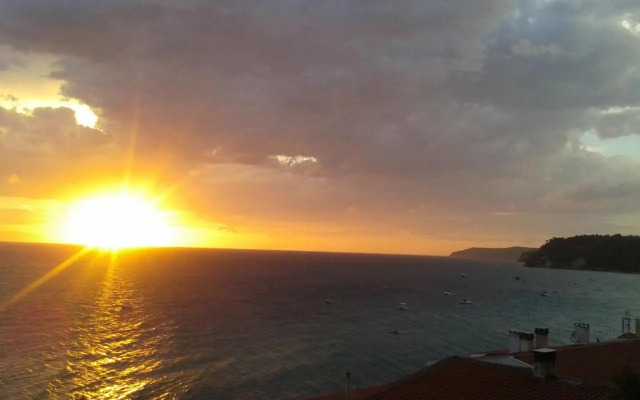 Siviri, the beautiful sunset