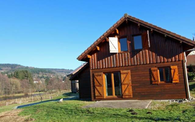 Wooden Chalet With a Washer, Near a Lake