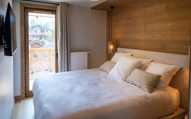 Charming Apt With View 2bd/6p -residence in Mega\"ve