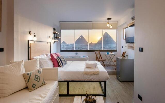 Jacuzzi By The Historic Giza Pyramids - Apartment 4