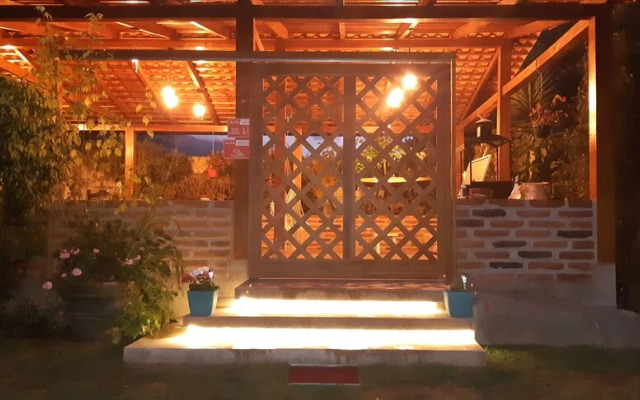 Yellow guest house
