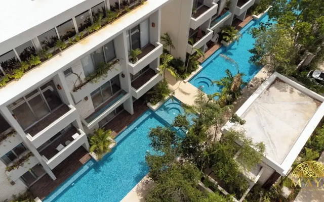 NHOA 203A 2BR Condo Pool View Aldea Zama