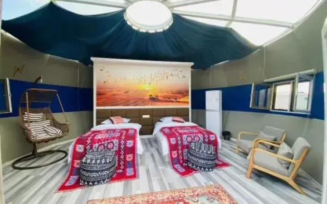 Flower House Girl Desert Camping Base