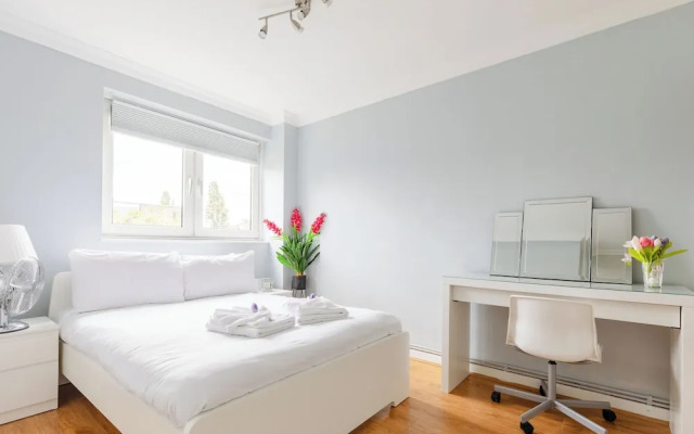 3 Bed Flat, Dedicated Workspace, Parking, 4KTV