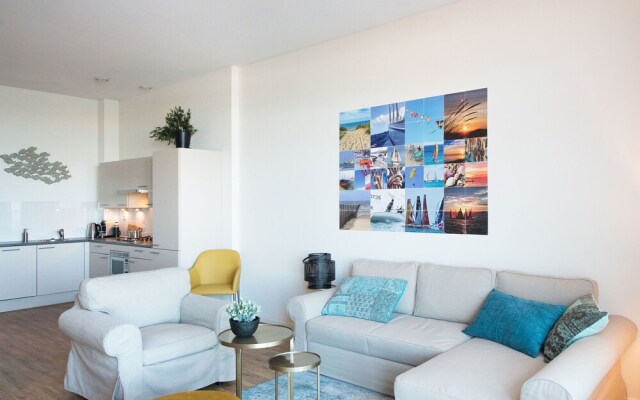 Modern apartment in the Scheveningen harbor