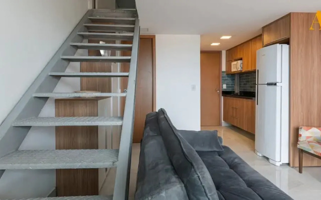 Flat moderno Praia de Serrambi BFS312