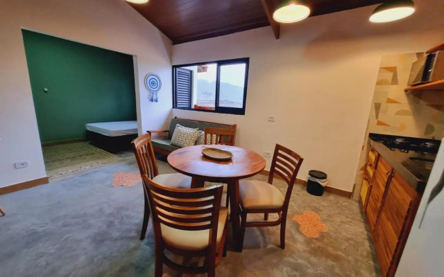 Pg2: Apto Na Frente Da Praia Com Cozinha E Garagem