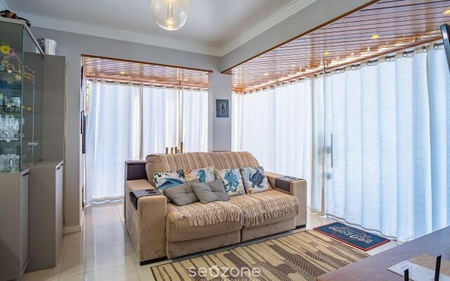 Apto térreo a 280m da praia da Ribanceira RCR101