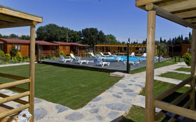 Tiny House With Shared Pool and Balcony in Bodrum