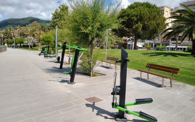 Vista sul carruggio, centro storico di Chiavari